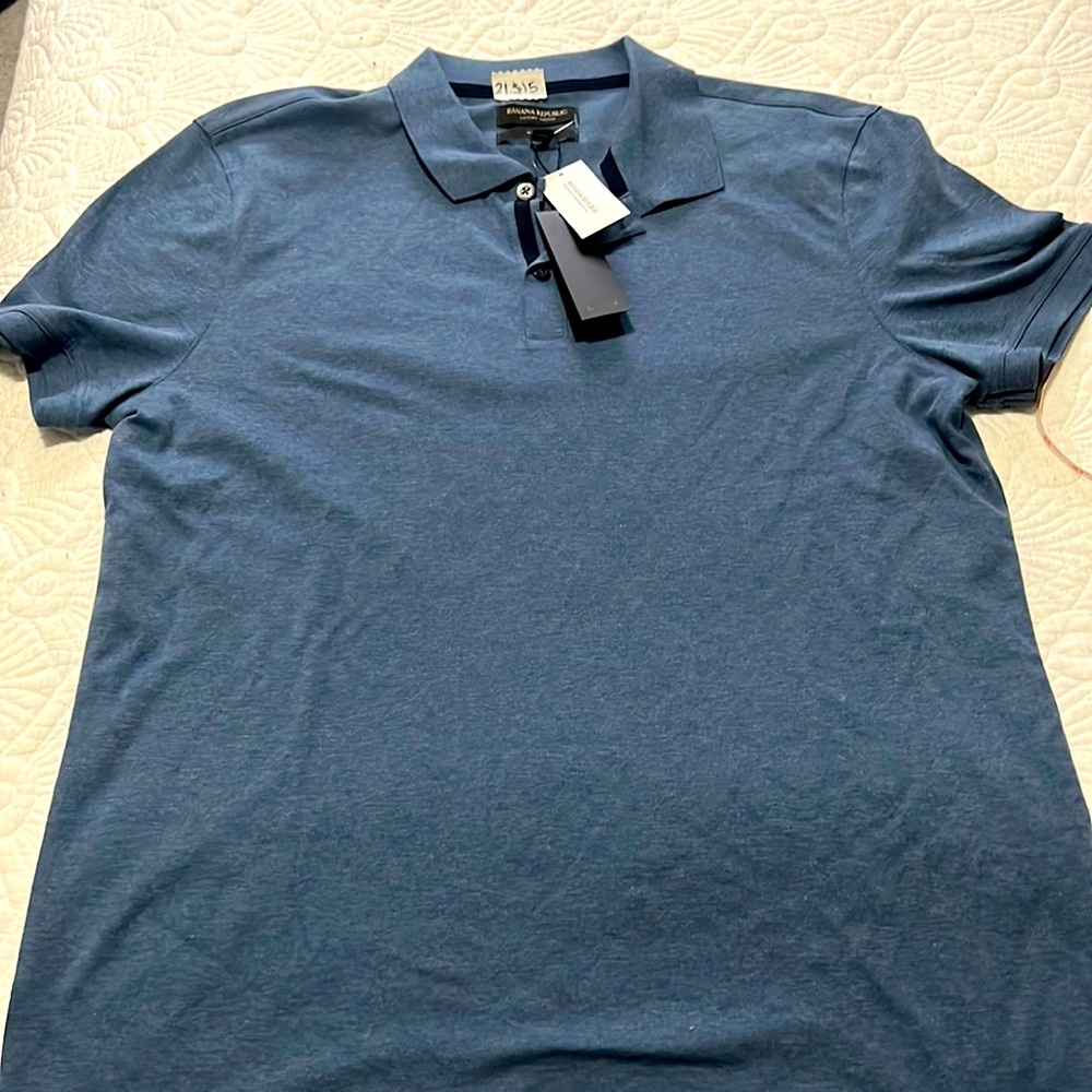 Banana Republic men polo shirts L new